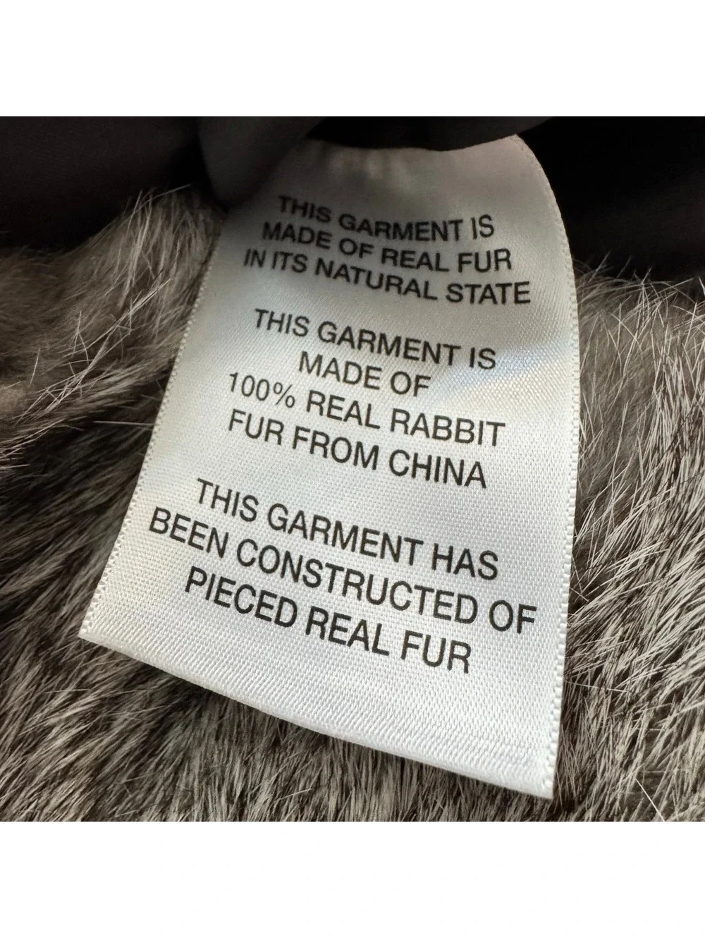 Michael Kors Real Rabbit Fur Vest Size XS